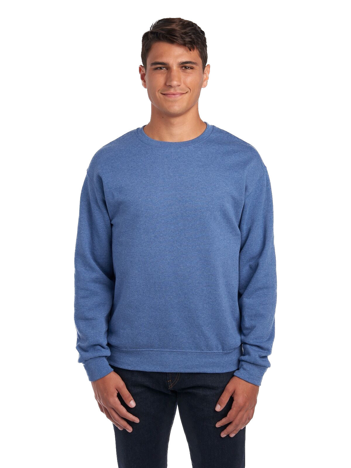 Unisex NuBlend® Fleece Crew - Vintage Heather Blue