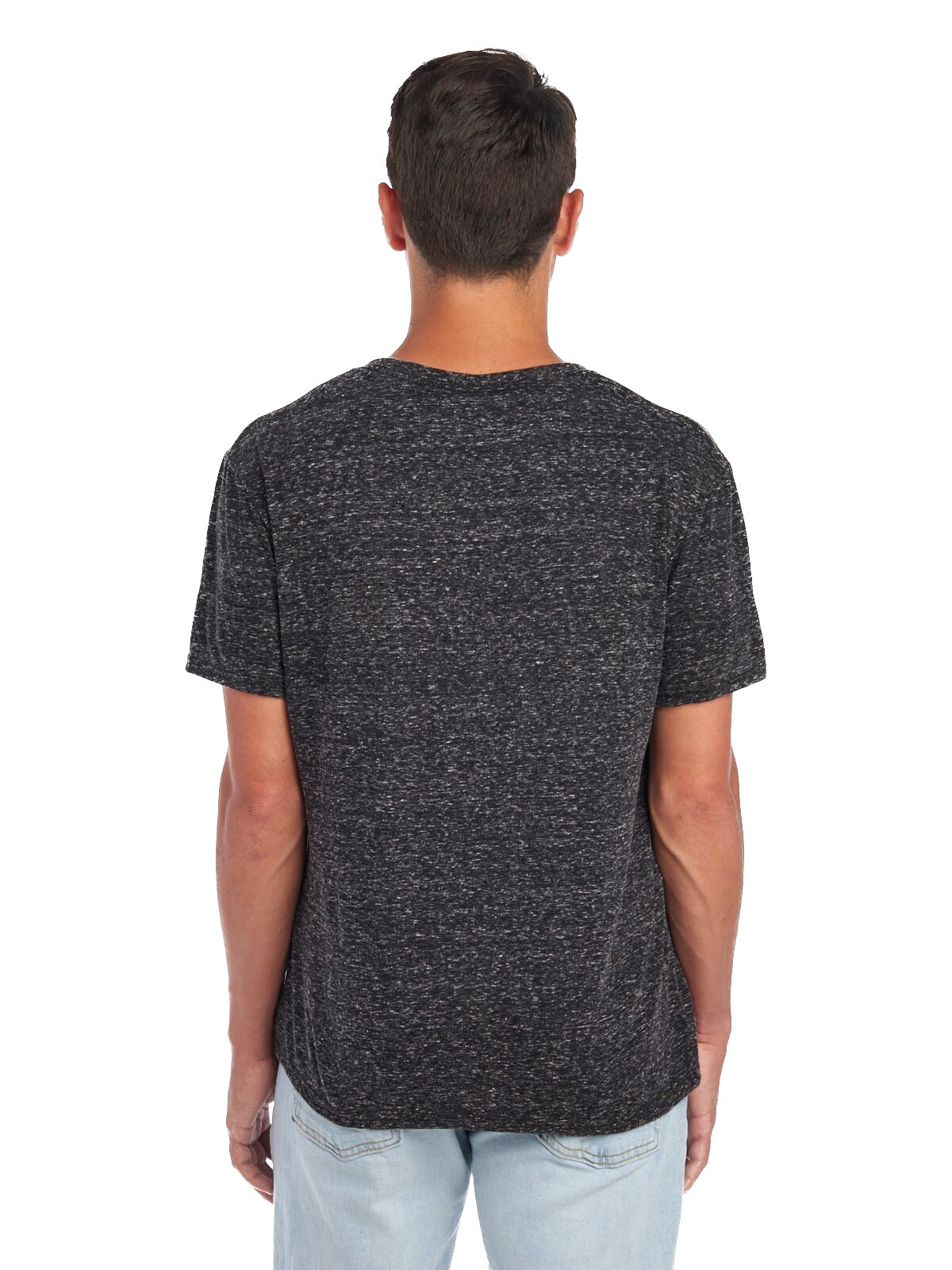 Unisex Snow Heather T-Shirt - Black Ink