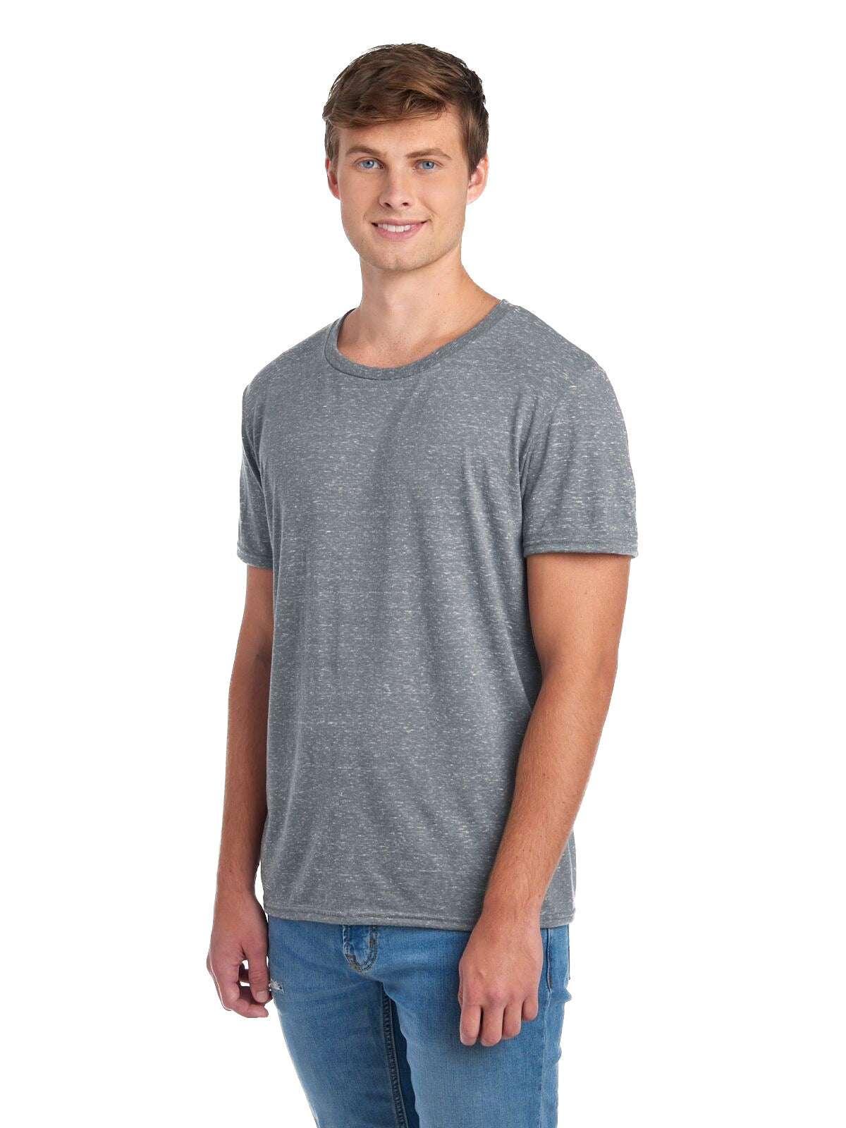 Unisex Snow Heather T-Shirt - Charcoal