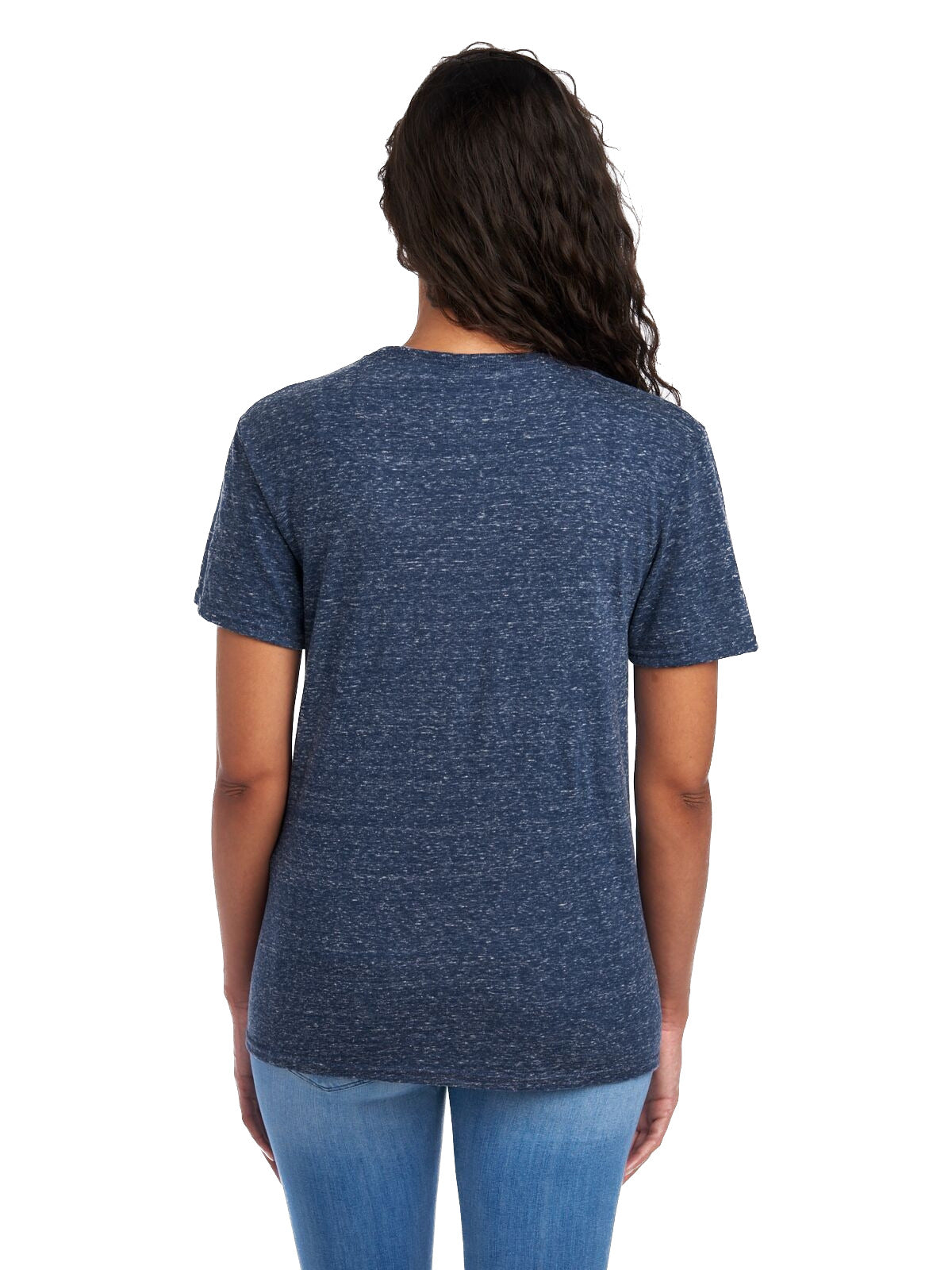 Unisex Snow Heather T-Shirt - Navy