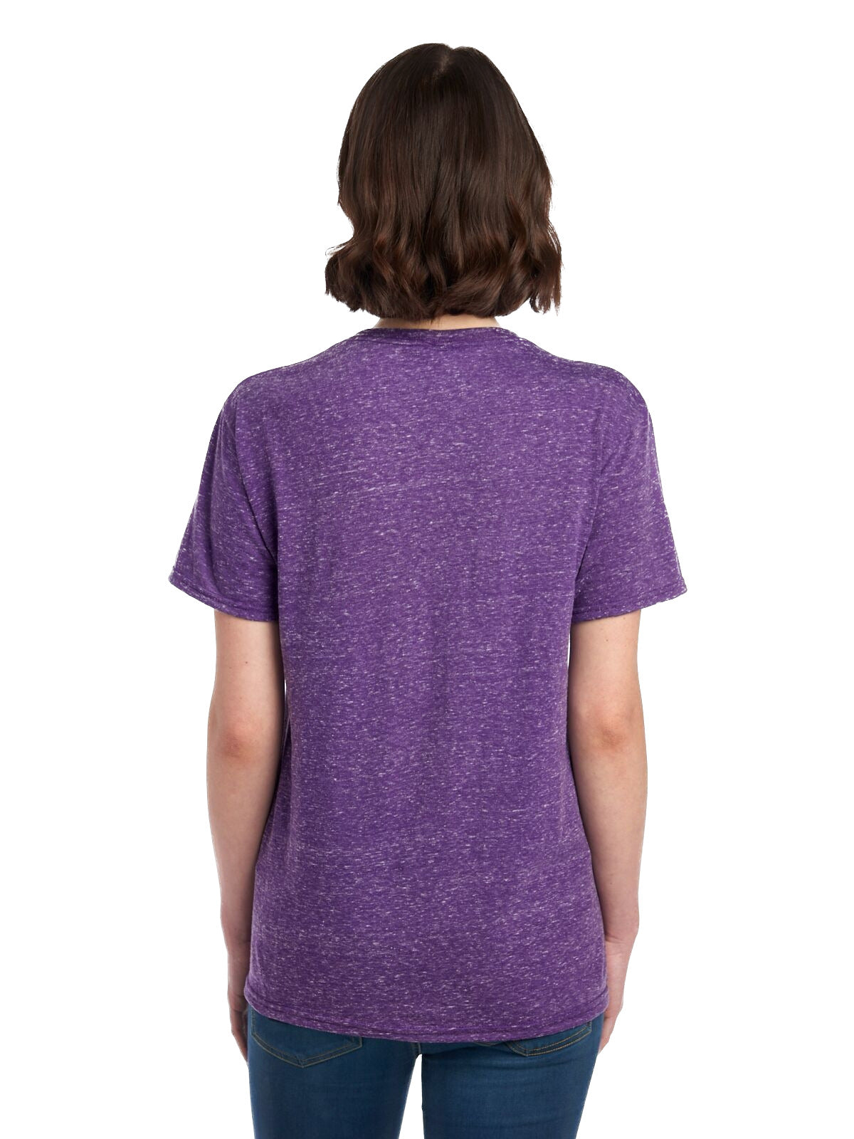Unisex Snow Heather T-Shirt - Purple