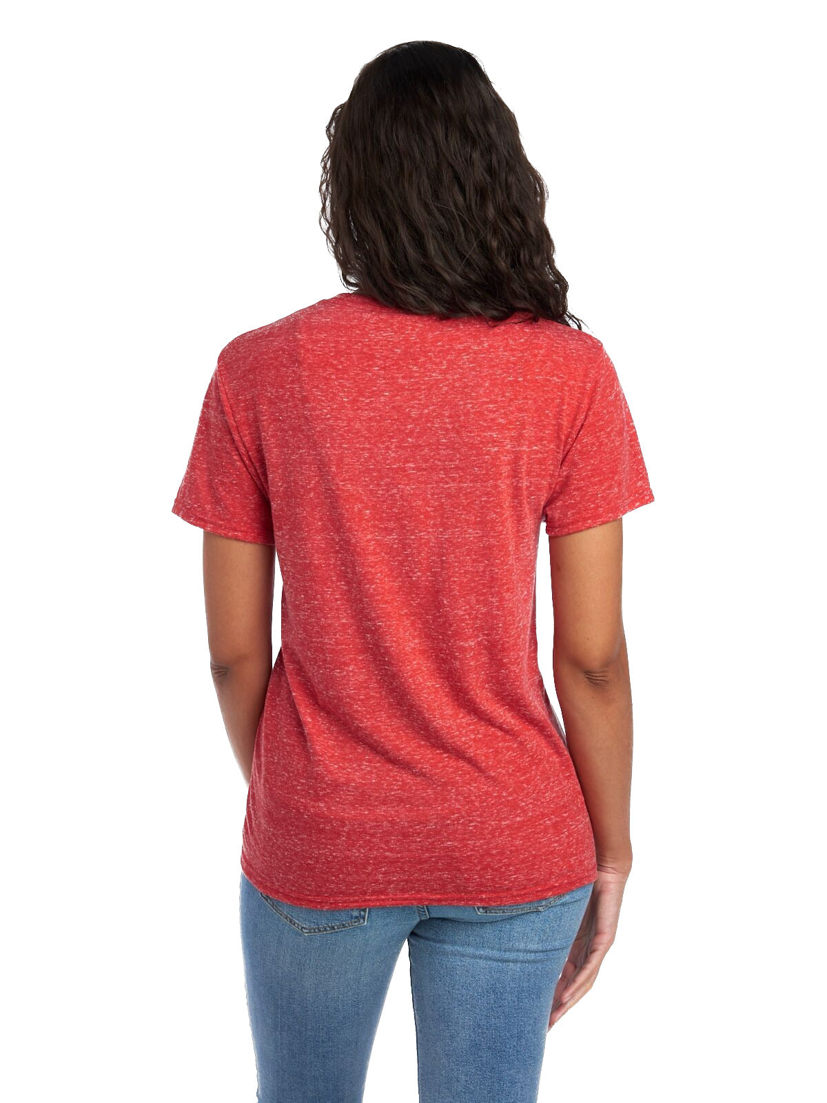 Unisex Snow Heather T-Shirt - Red