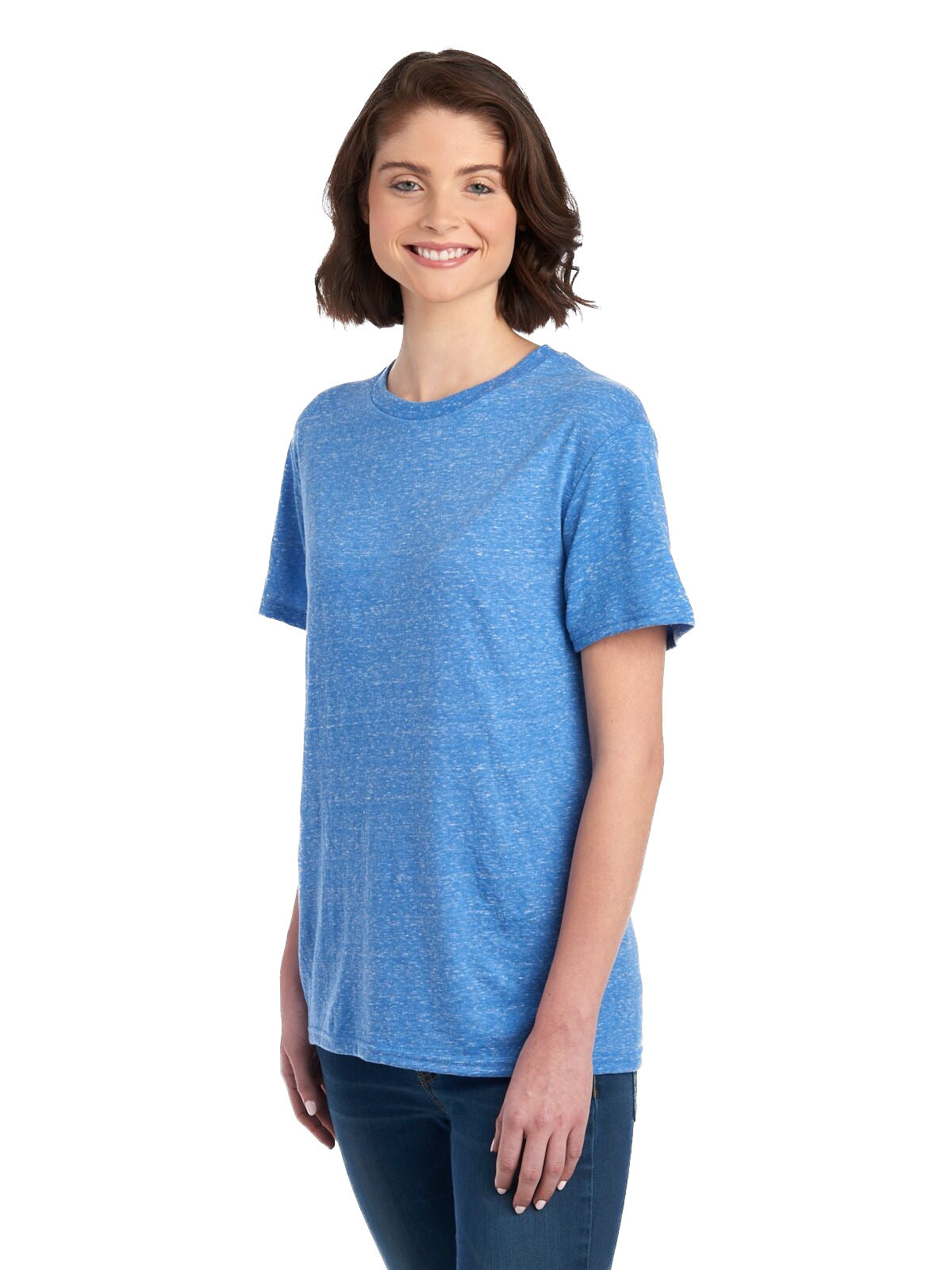 Unisex Snow Heather T-Shirt - Royal