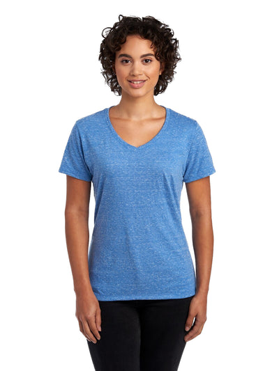 Women's Snow Heather Jersey V-Neck - Royal