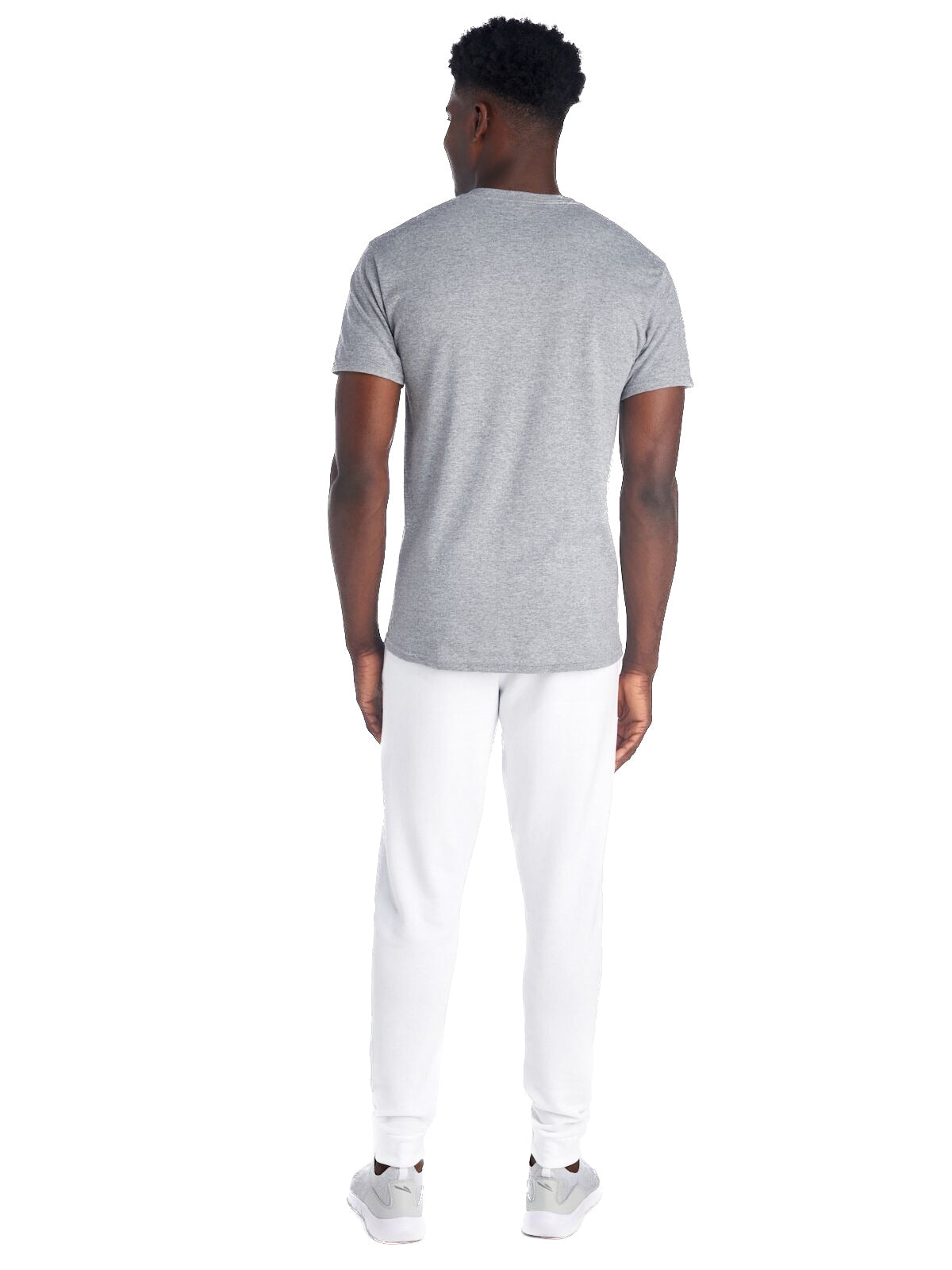 Unisex 60/40 Nublend�� Jogger with pockets - White