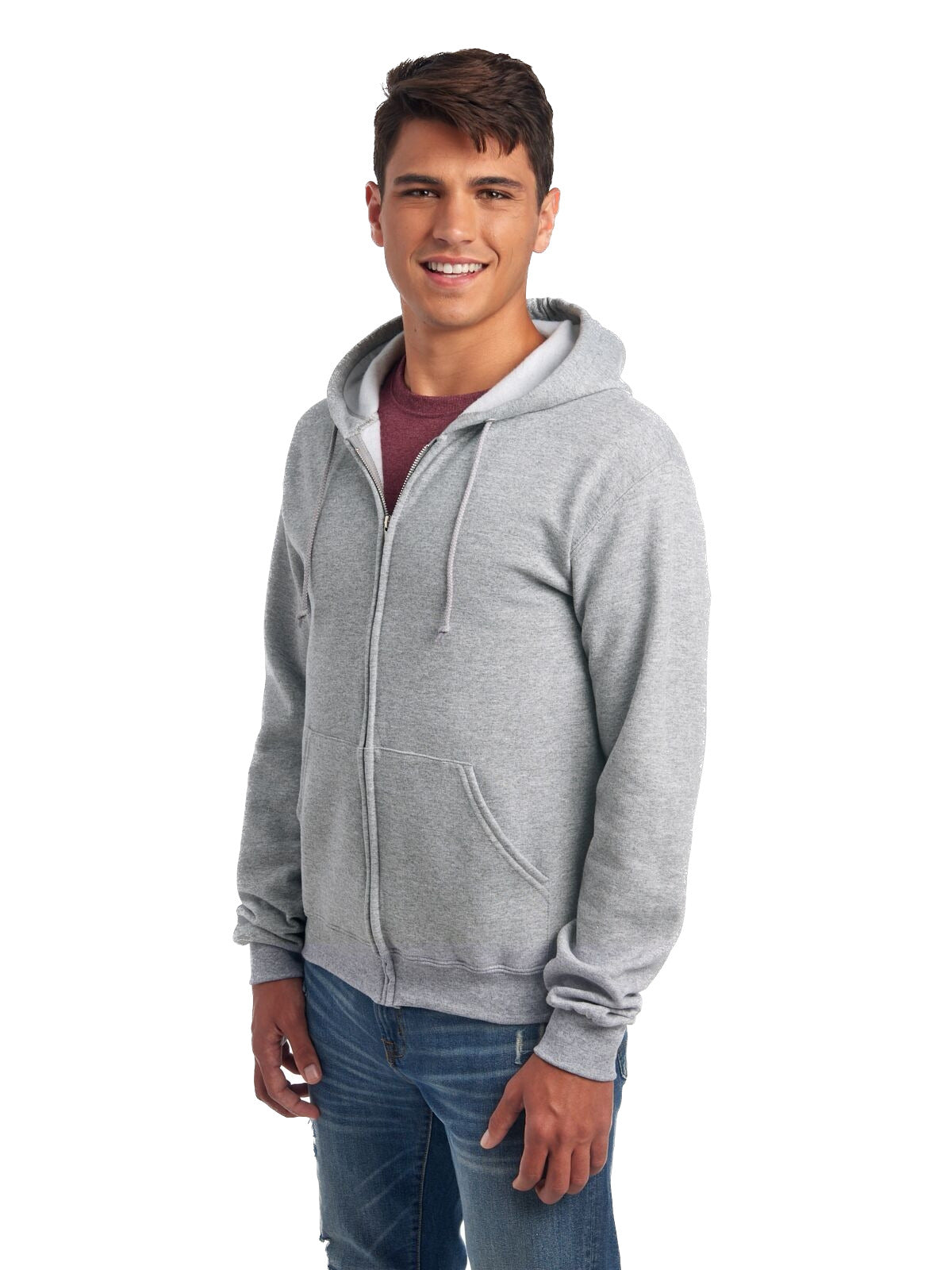 Unisex NuBlend�� Fleece Full-Zip Hoodie - Athletic Heather