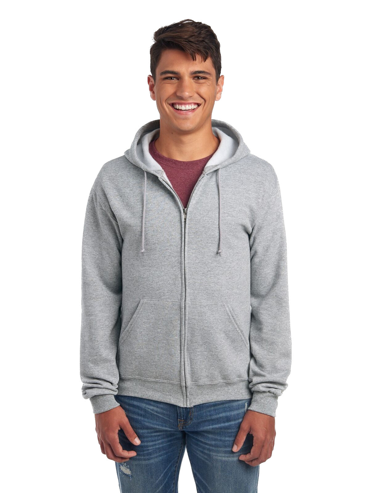 Unisex NuBlend�� Fleece Full-Zip Hoodie - Athletic Heather