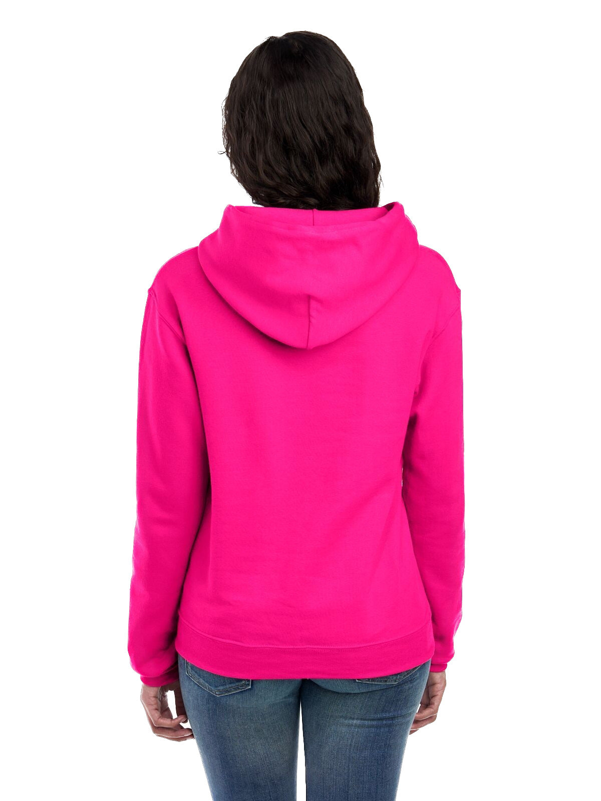 Unisex NuBlend® Fleece Pullover Hoodie - Cyber Pink