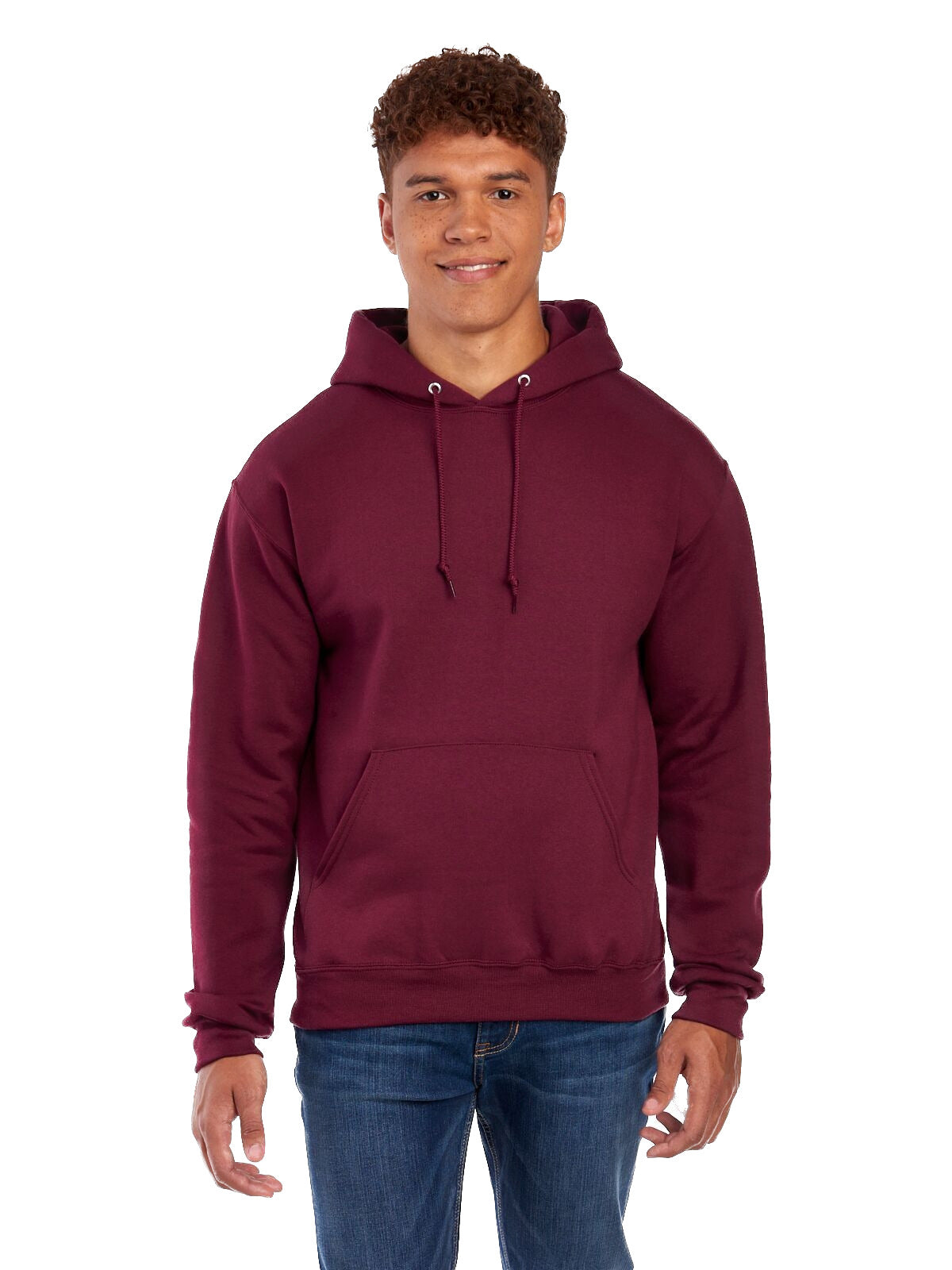 Unisex NuBlend® Fleece Pullover Hoodie - Maroon