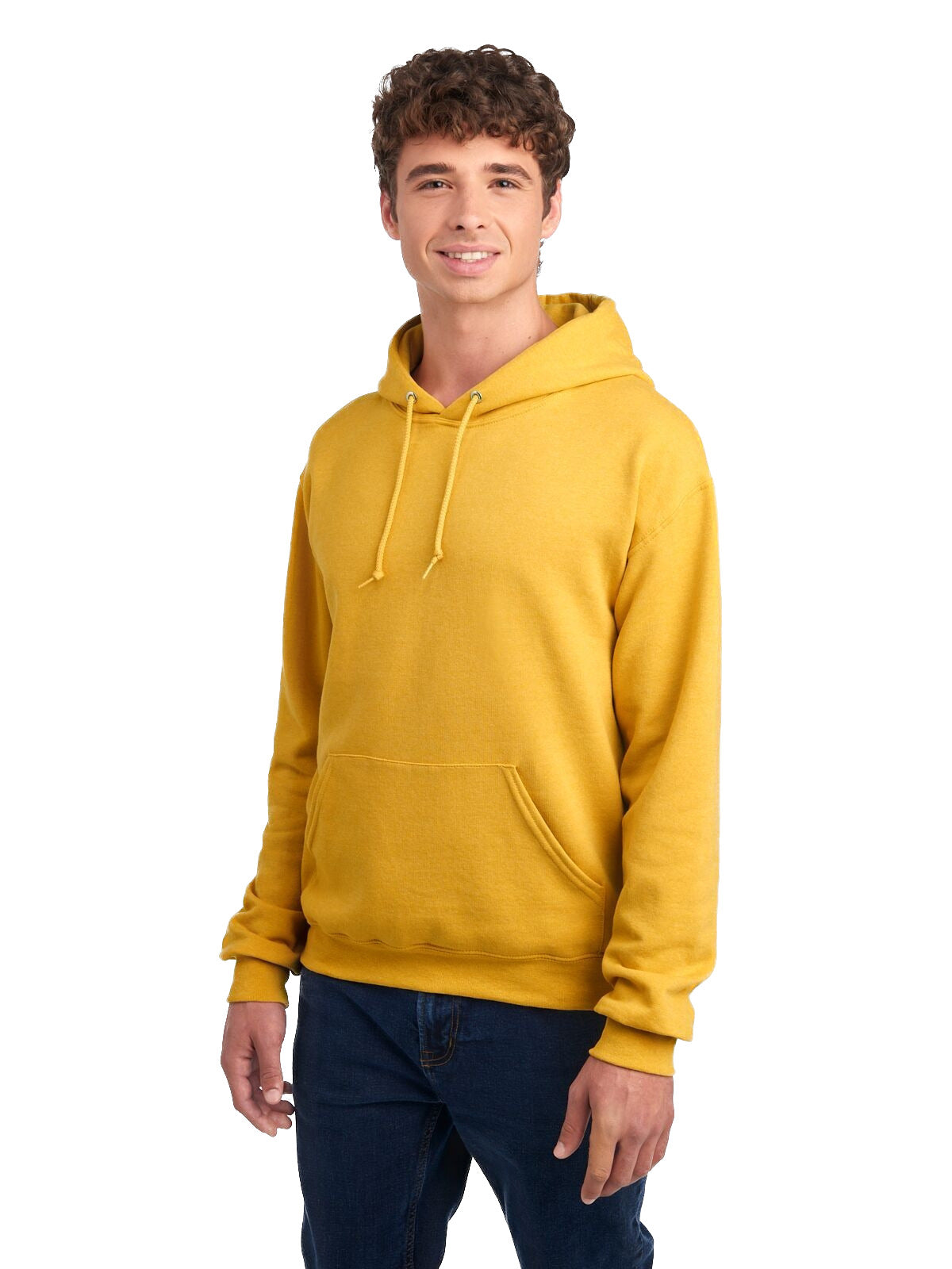 Unisex NuBlend® Fleece Pullover Hoodie - Mustard Heather