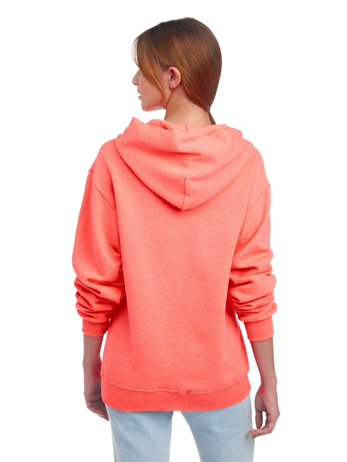 Unisex NuBlend® Fleece Pullover Hoodie - Retro Heather Coral