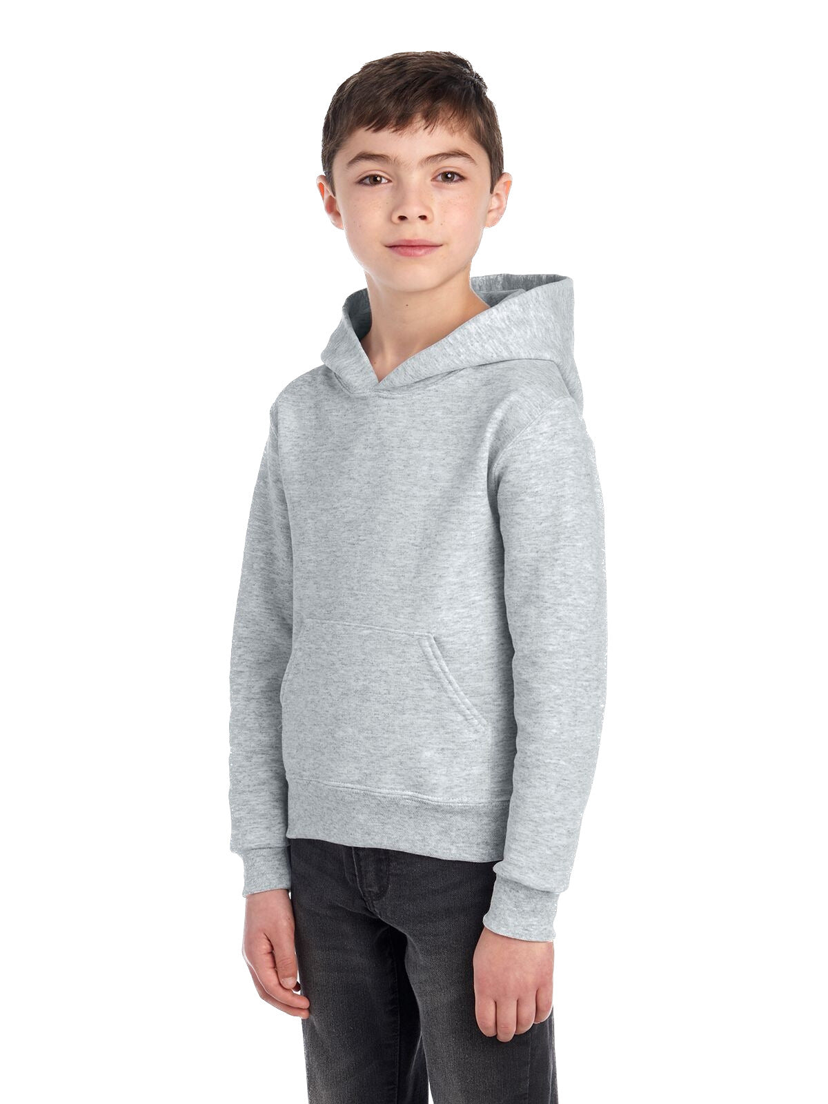Youth NuBlend�� Fleece Pullover Hoodie - Ash