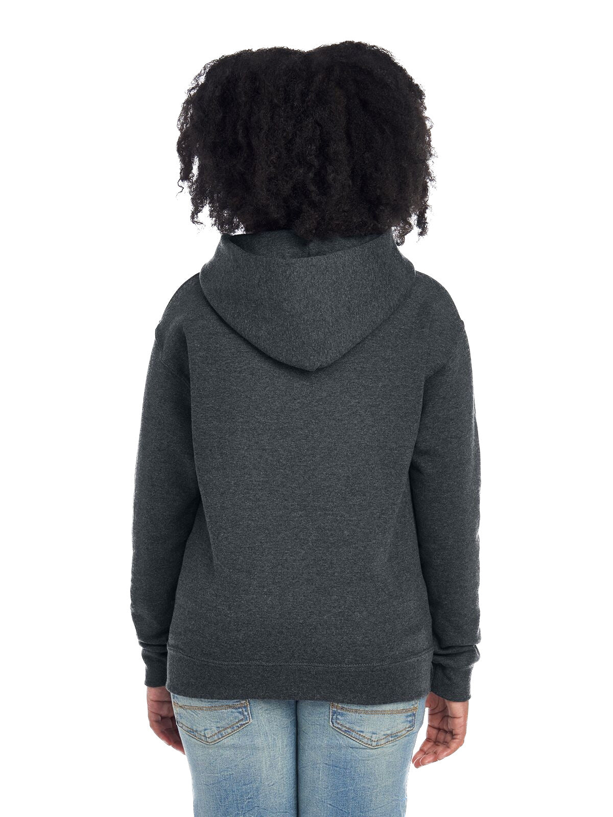 Youth NuBlend�� Fleece Pullover Hoodie - Black Heather