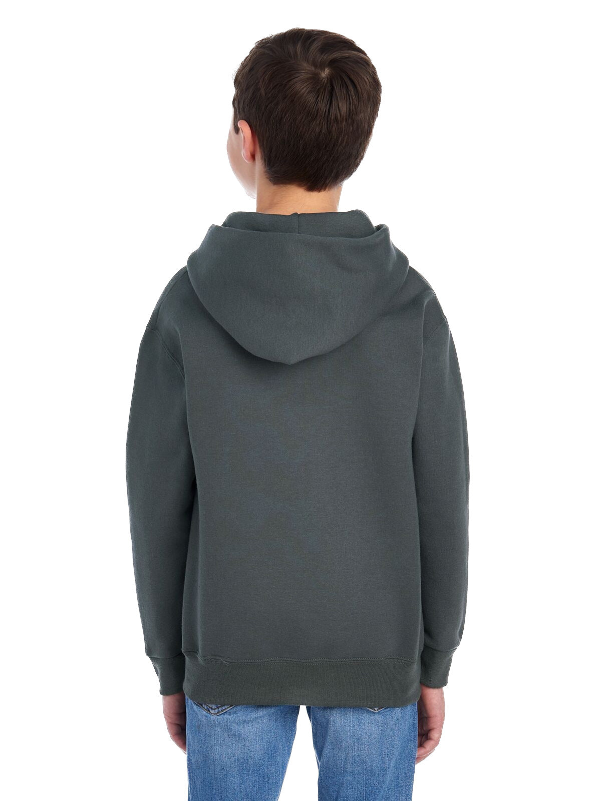 Youth NuBlend�� Fleece Pullover Hoodie - Charcoal Gray