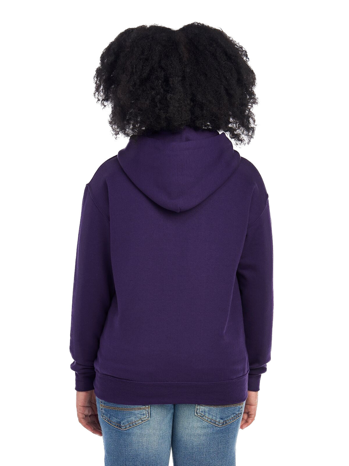 Youth NuBlend�� Fleece Pullover Hoodie - Deep Purple
