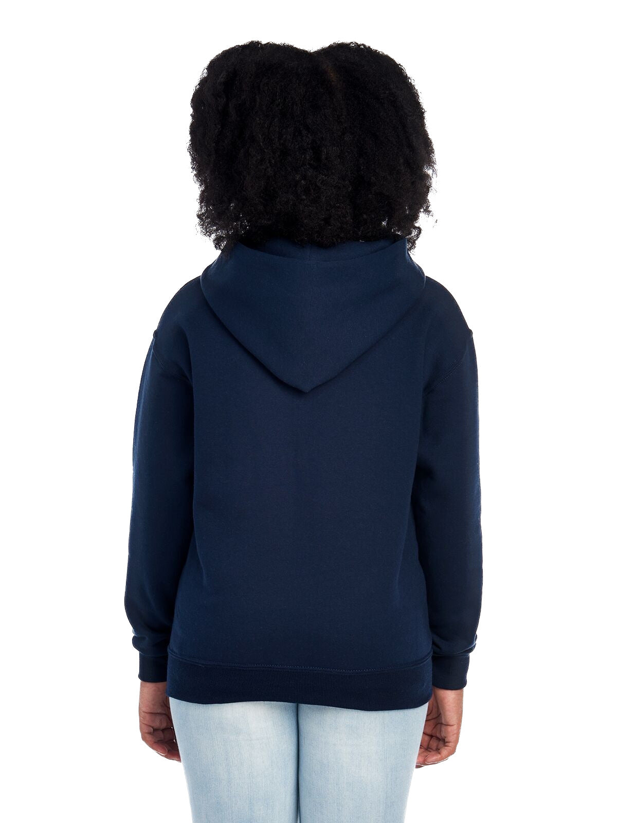 Youth NuBlend�� Fleece Pullover Hoodie - J Navy