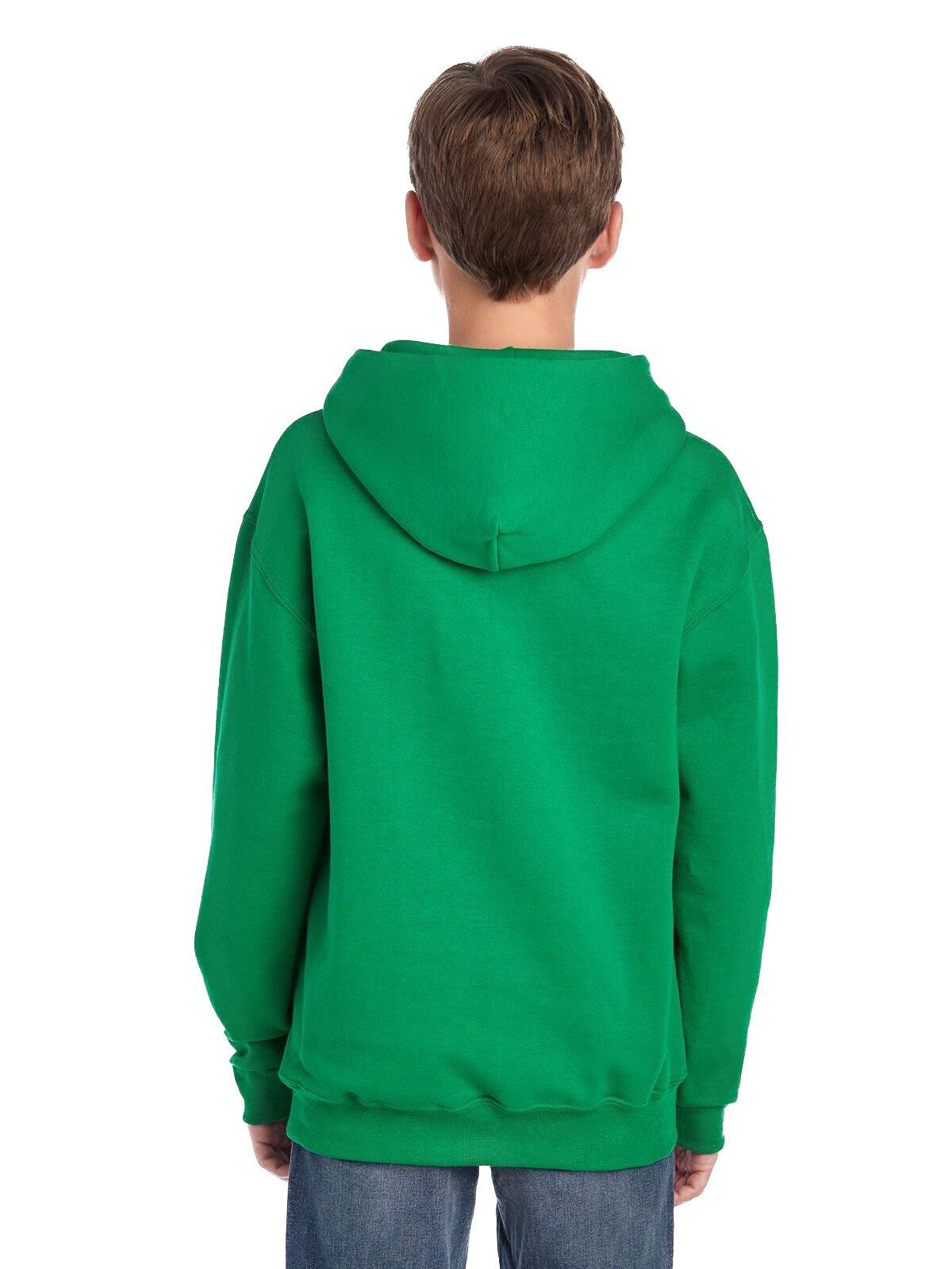 Youth NuBlend�� Fleece Pullover Hoodie - Kelly