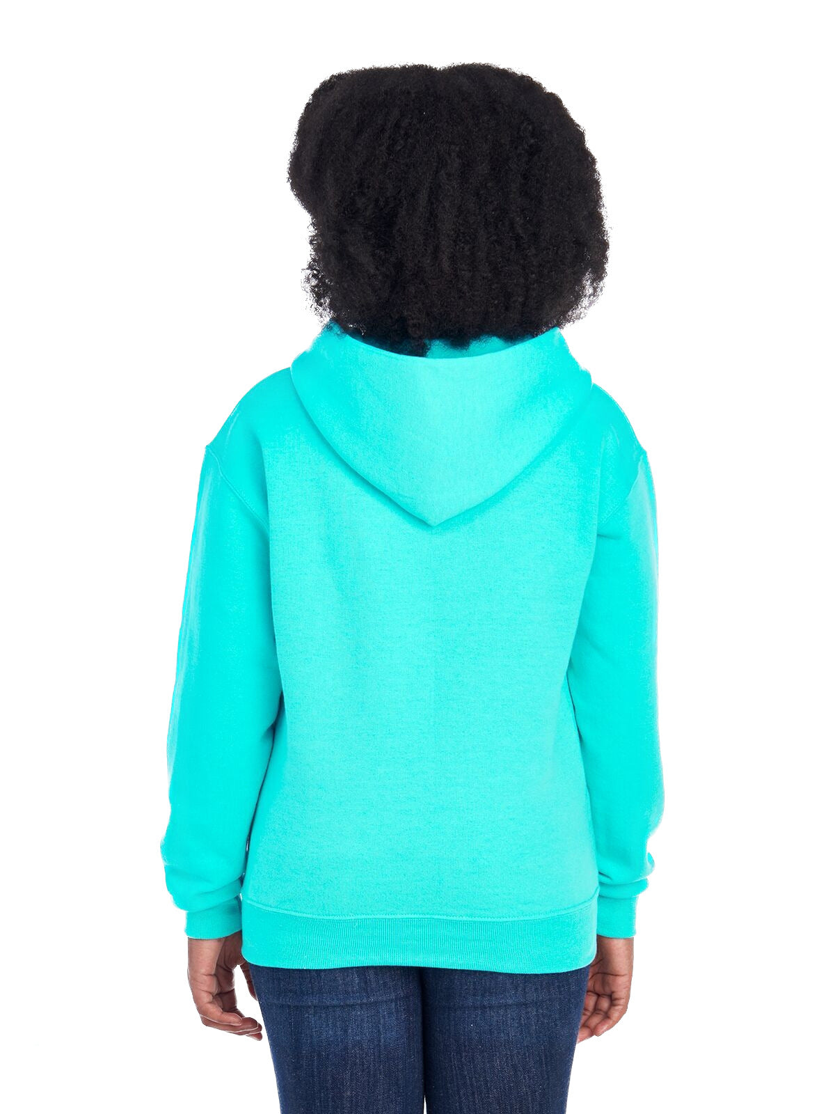 Youth NuBlend�� Fleece Pullover Hoodie - Scuba Blue