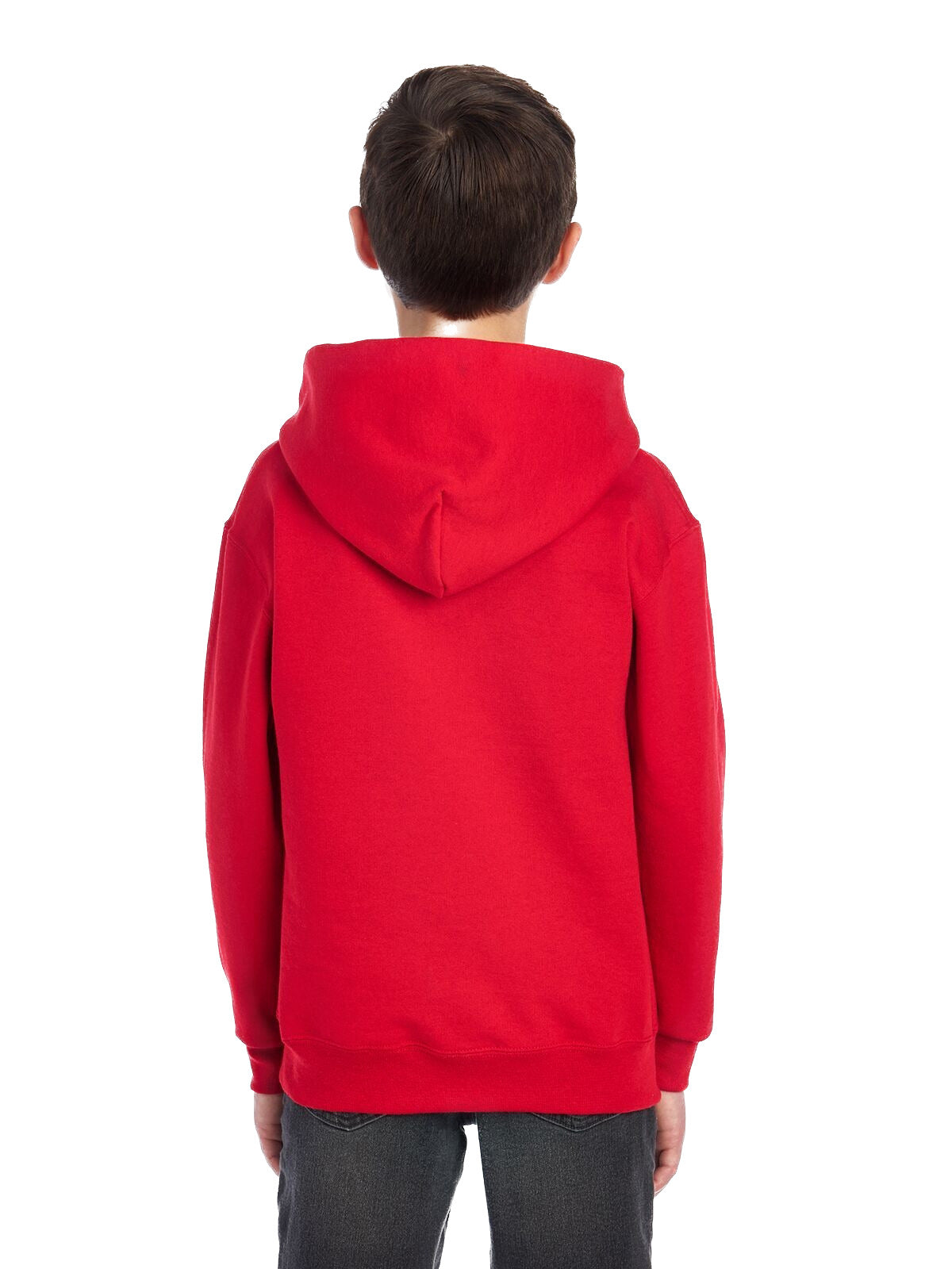 Youth NuBlend�� Fleece Pullover Hoodie - True Red