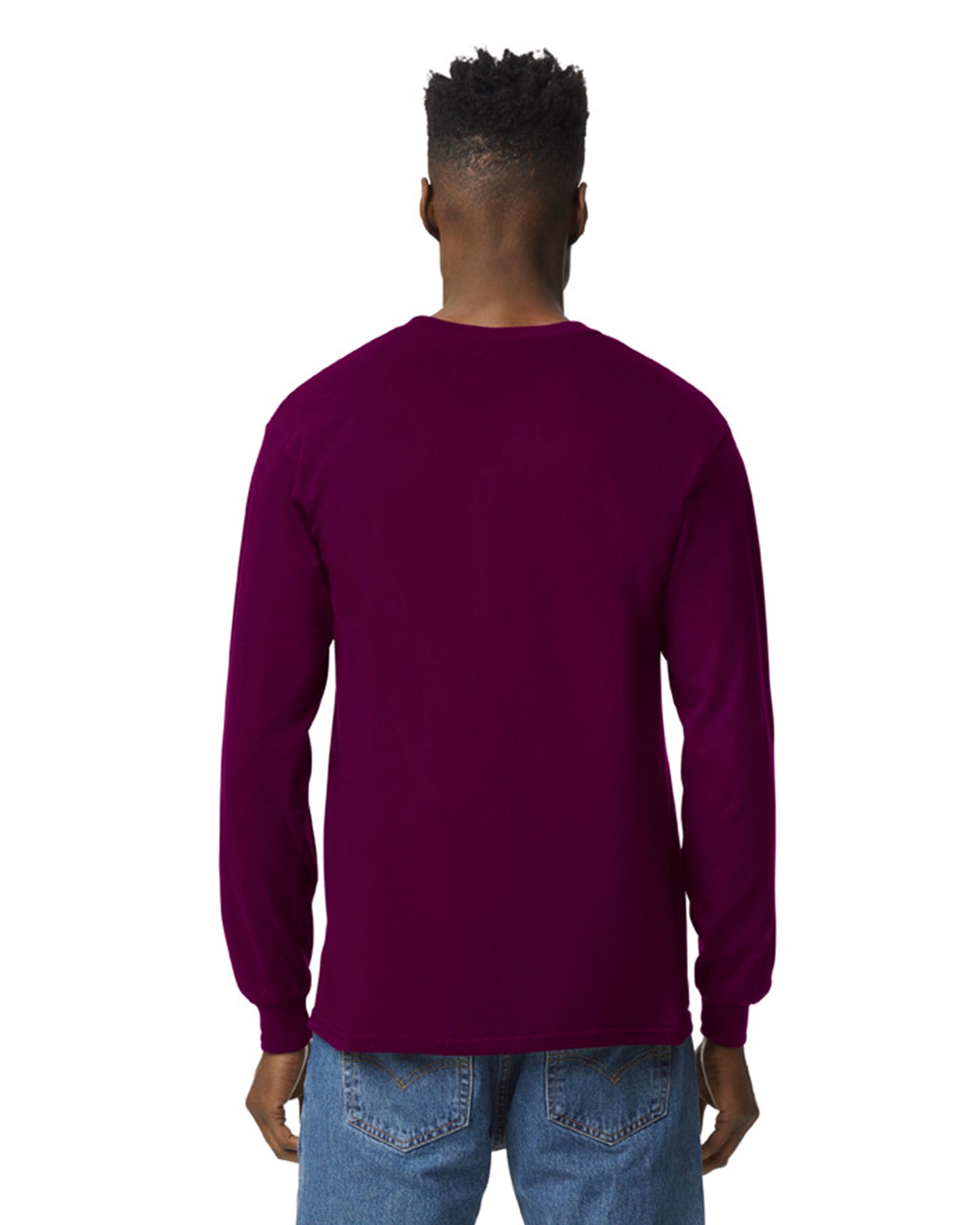 Unisex Ultra Cotton® Long-Sleeve T-Shirt - Maroon