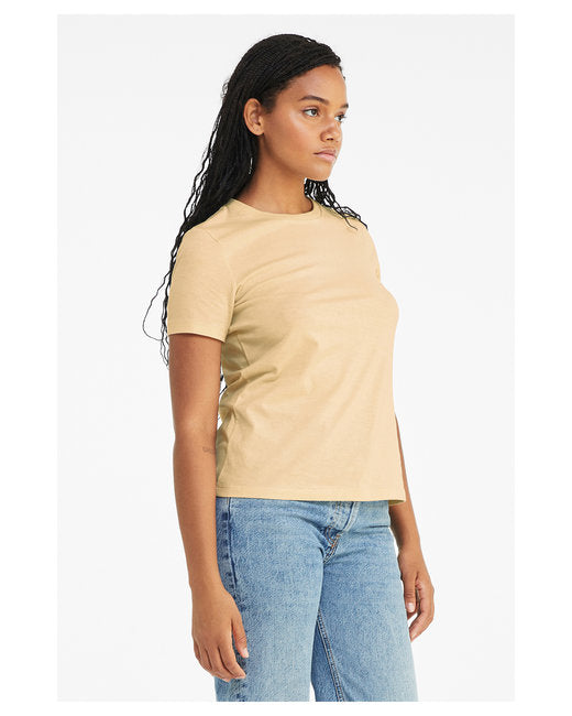 Women's Heathered Relaxed Jersey Short-Sleeve T-Shirt - Heather Soft Cream