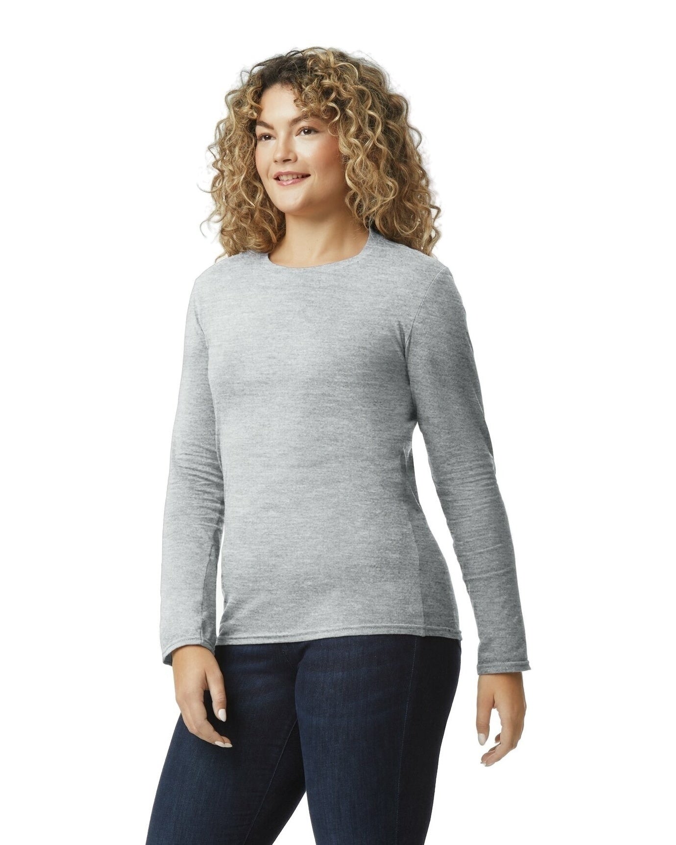 Unisex Softstyle® Long-Sleeve T-Shirt - Sport Gray