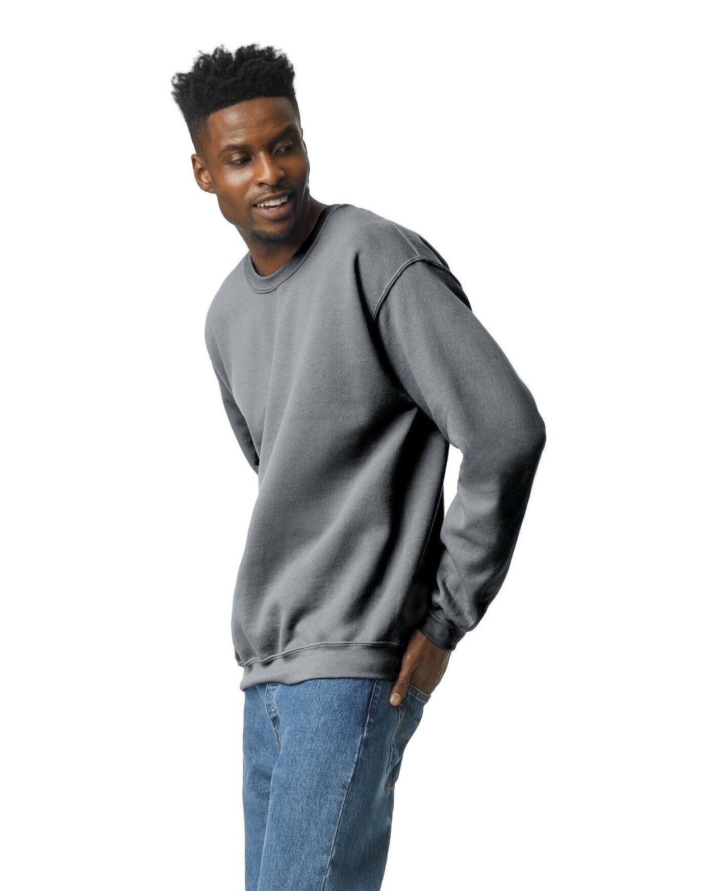 Unisex Heavy Blend��� 50/50 Fleece Crew - Graphite Heather