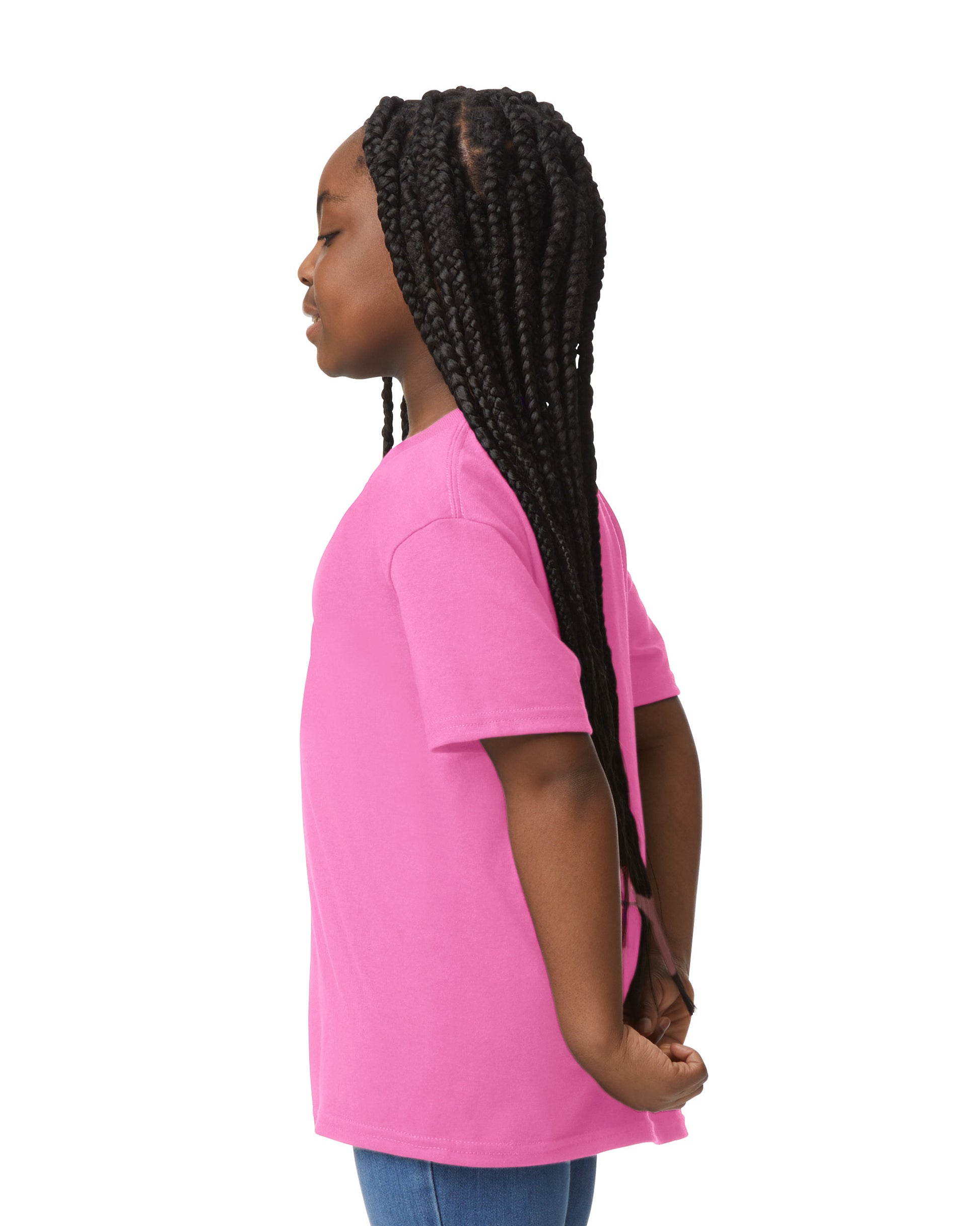 Youth 50/50 T-Shirt - Azalea