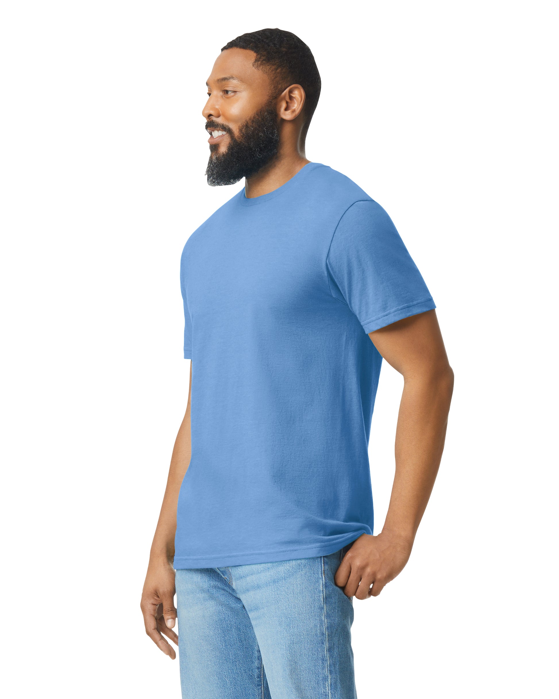 Unisex Softstyle CVC T-Shirt - Carolina Blue Mist