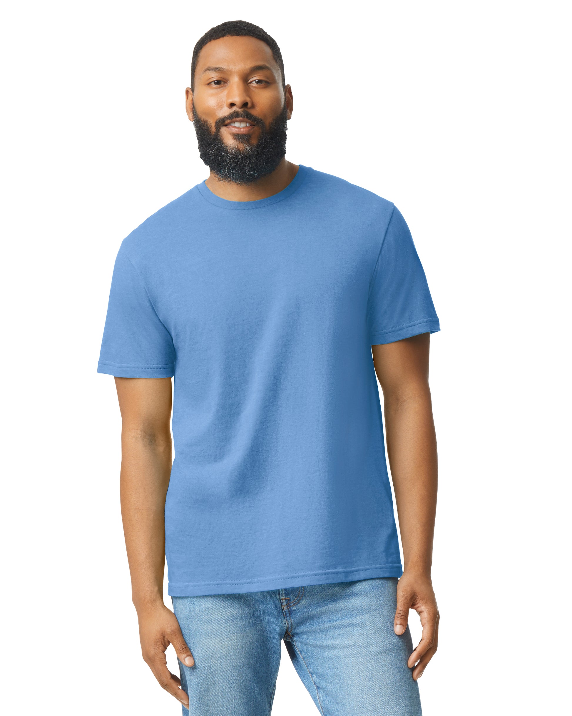 Unisex Softstyle CVC T-Shirt - Carolina Blue Mist