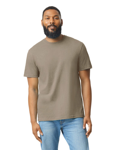 Unisex Softstyle CVC T-Shirt - Dune Mist