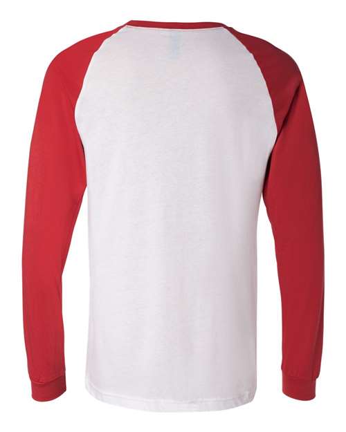 BELLA + CANVAS 3000 White/ Canvas Red — back