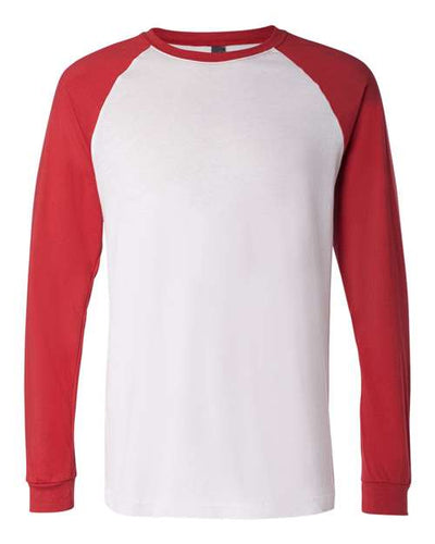 BELLA + CANVAS 3000 White/ Canvas Red — front