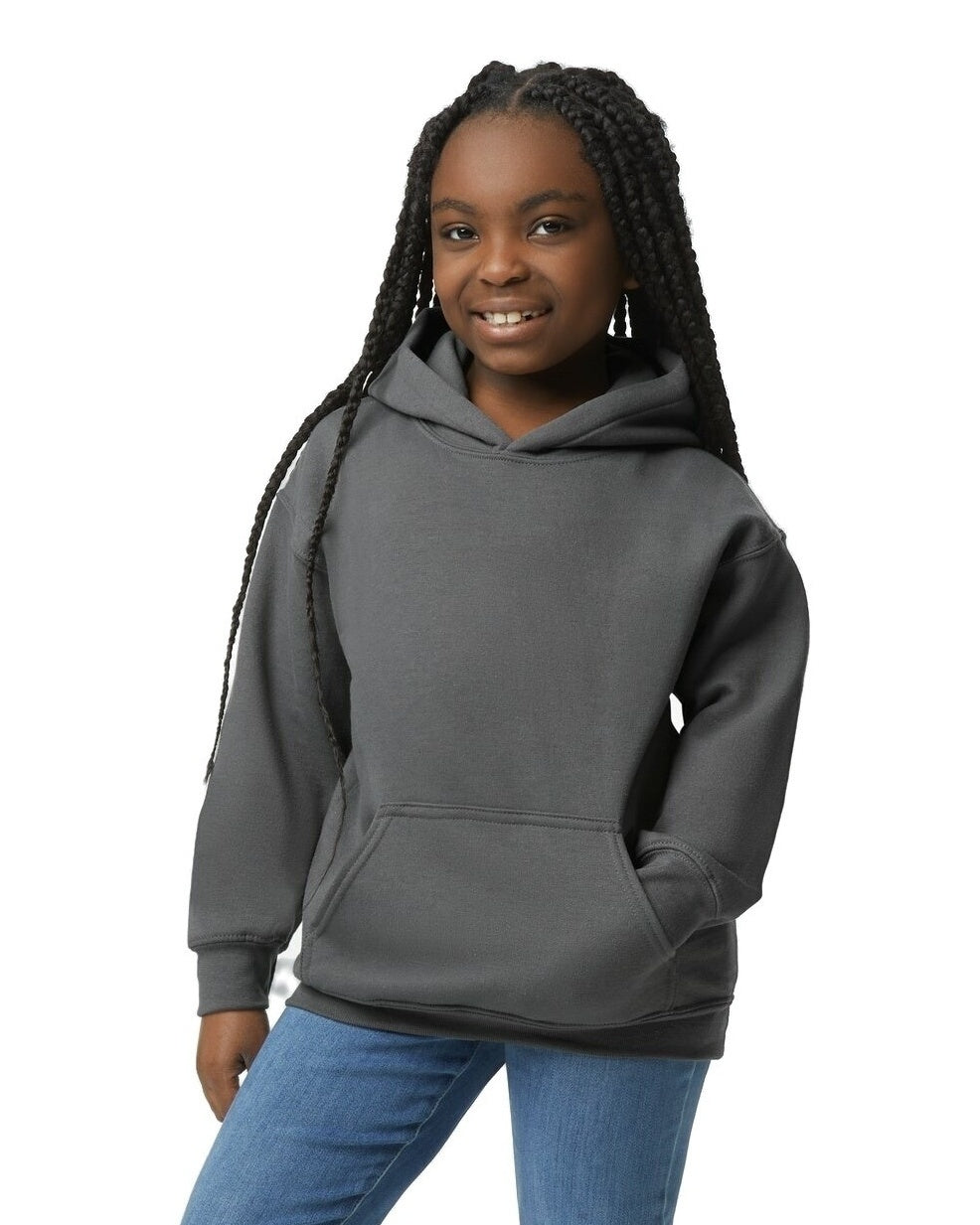Youth Heavy Blend™ 50/50 Hoodie - Charcoal
