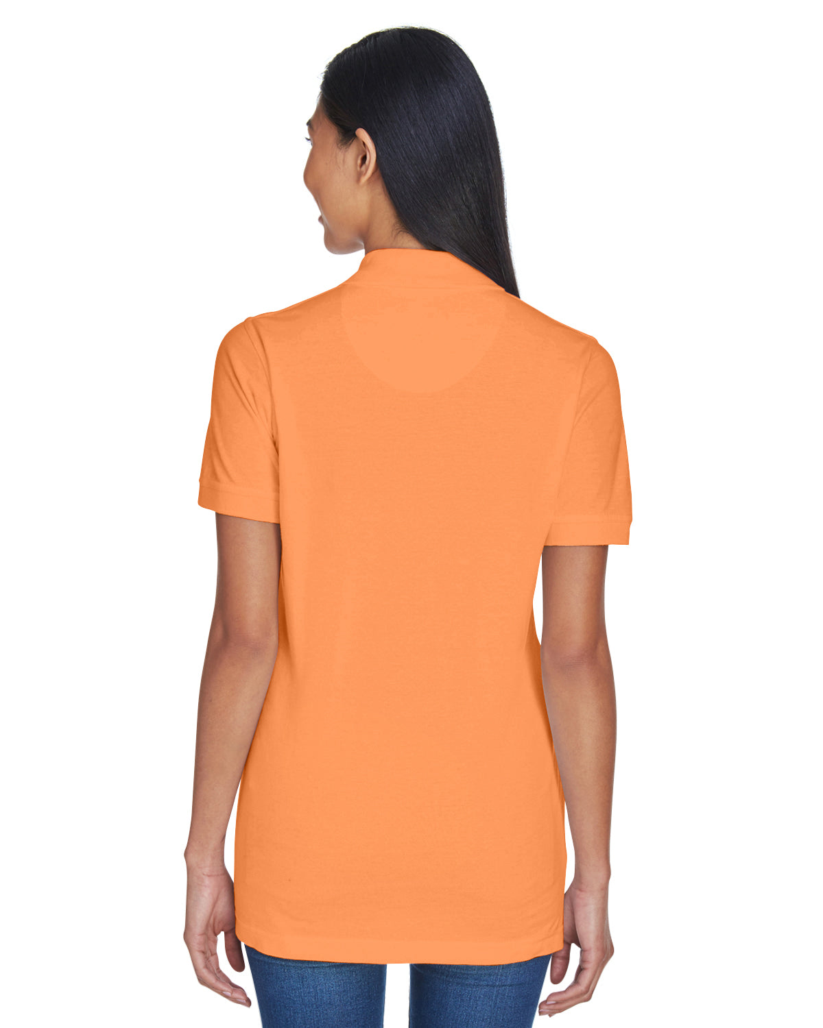 Women's Classic Piqué Polo - Tangerine