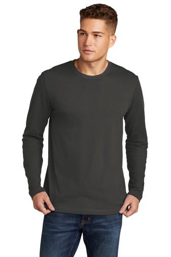 Men's Cotton Long-Sleeve Crew - Heavy Metal