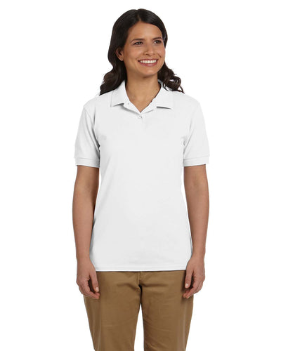 Women's Piqué Polo - White