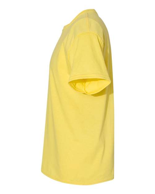 Hanes 5170 Yellow — direct side