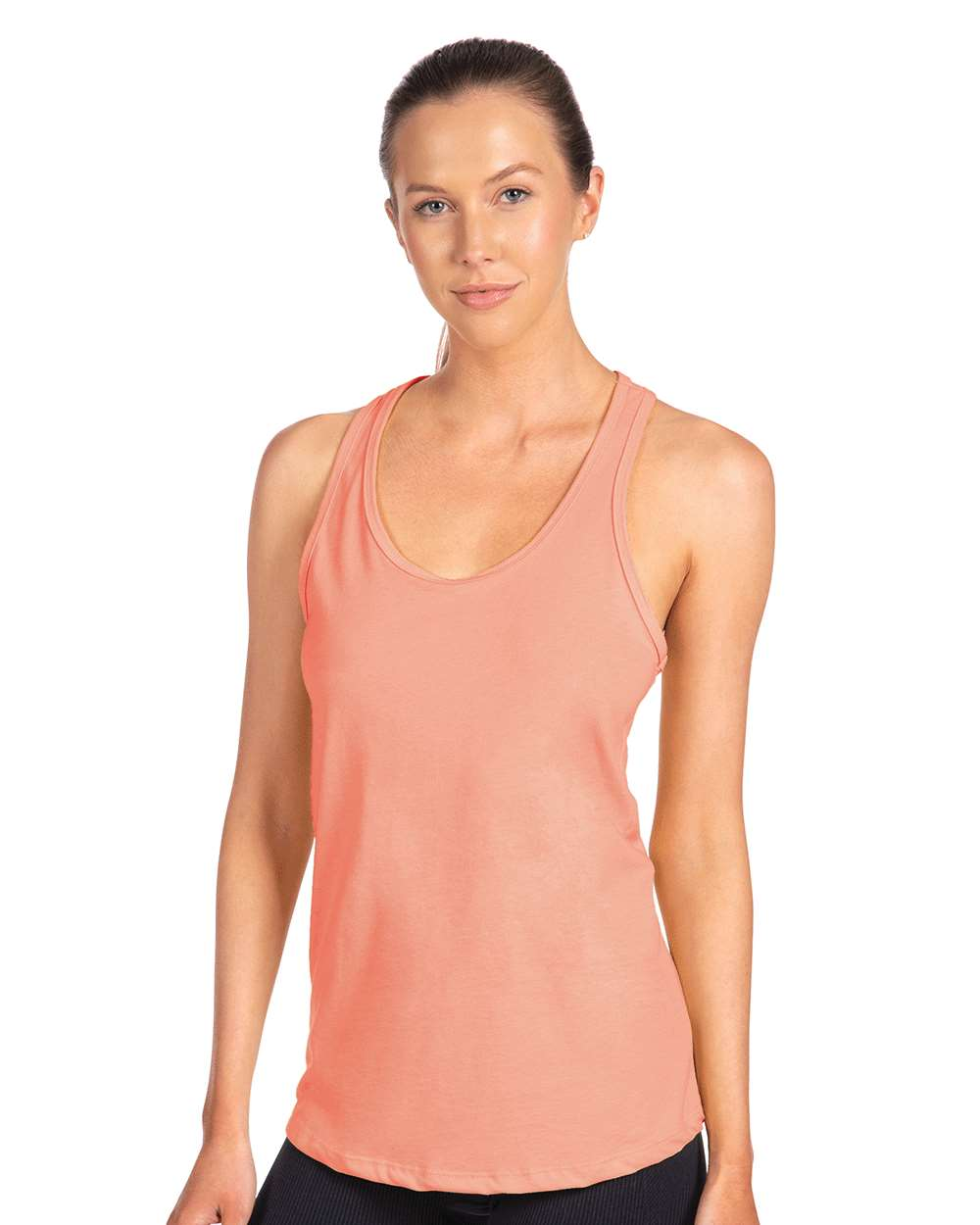 Women's Ideal Racerback Tank - Light Orange