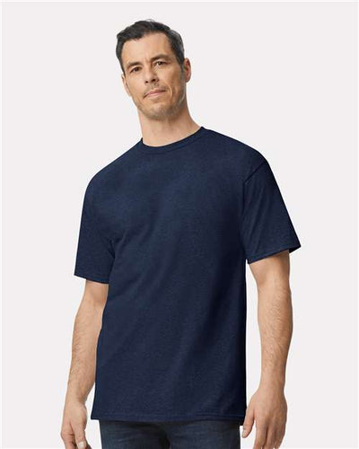 Gildan 2000T Navy — on model front