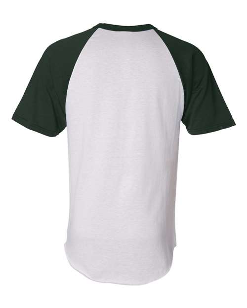 Augusta Sportswear 423 White/ Dark Green — back