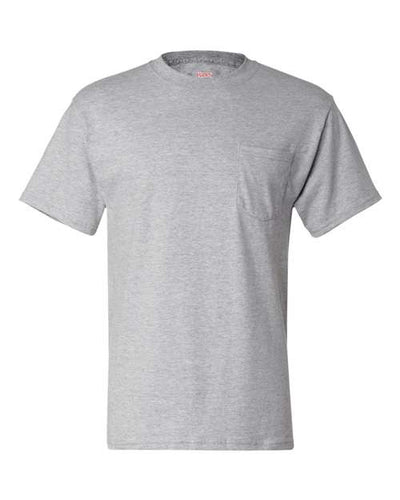 Hanes 5190 Light Steel — front