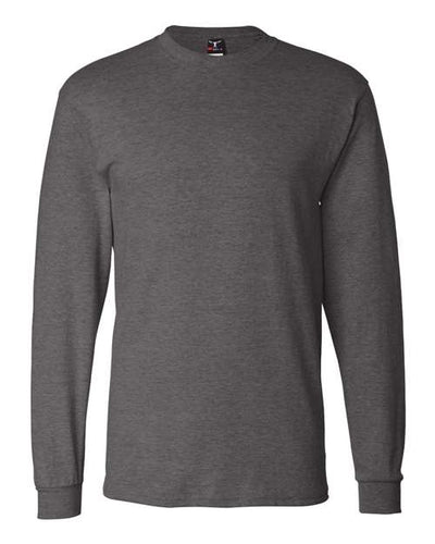 Hanes 5186 Charcoal Heather — front