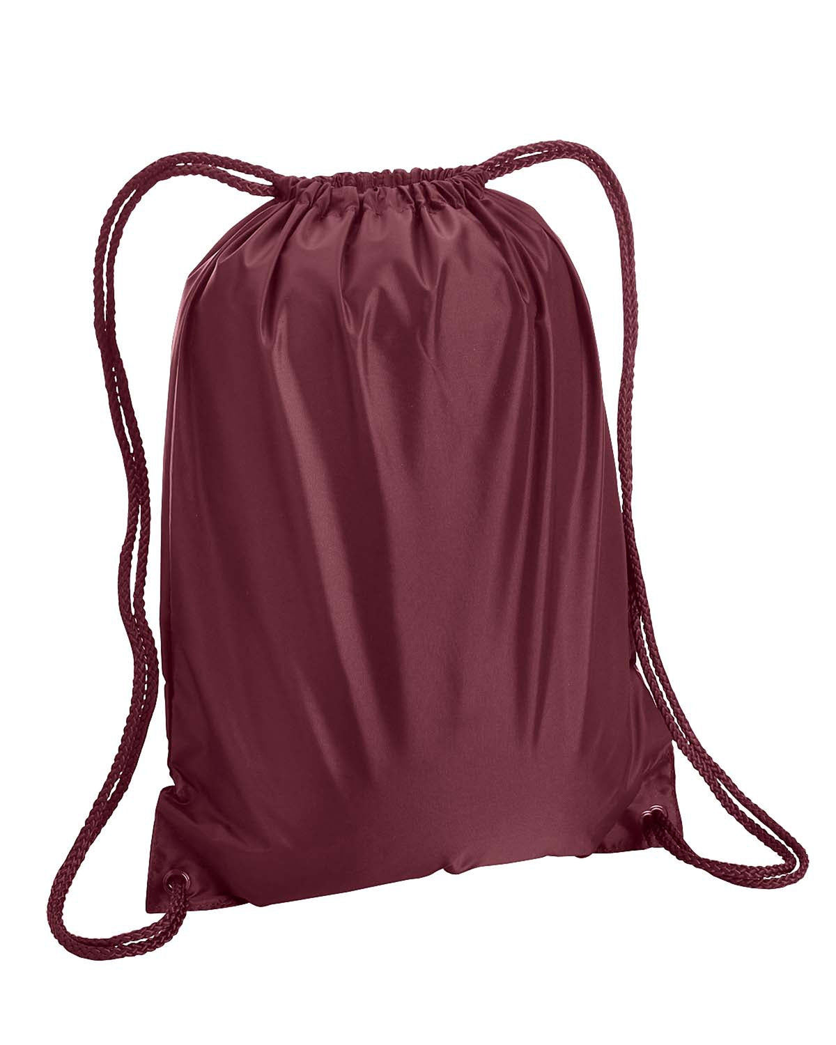 Boston Drawstring Backpack - Maroon