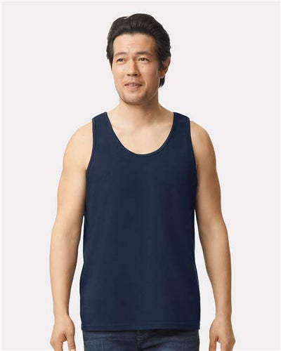 Gildan 2200 Navy — on model front