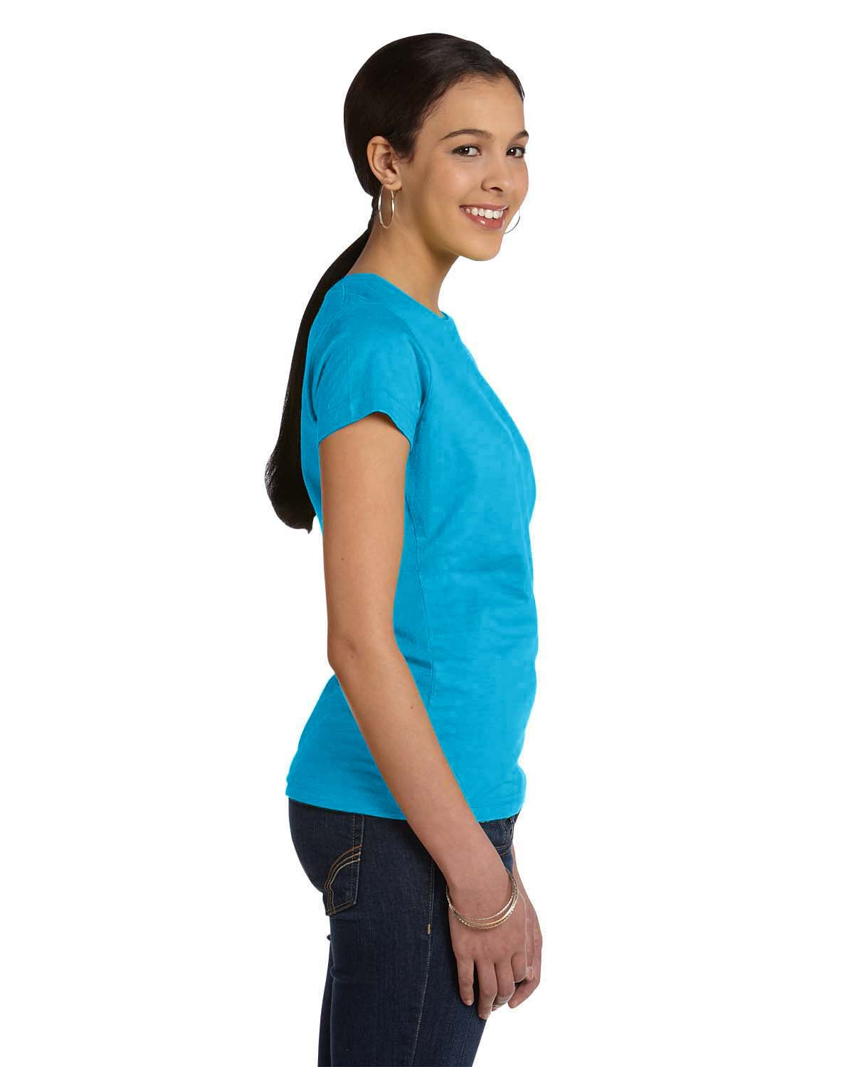 Women's Fine Jersey T-Shirt - Turquoise