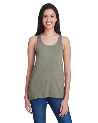 Women's Freedom Tank - Heather City Green