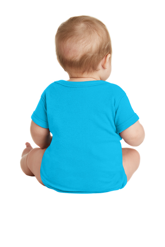 Infant Baby Rib Bodysuit - Turquoise