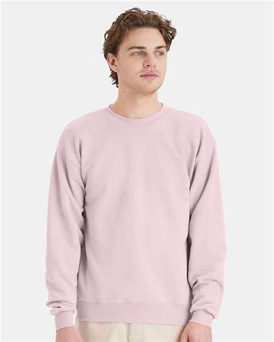 Hanes P160 Pale Pink — on model front