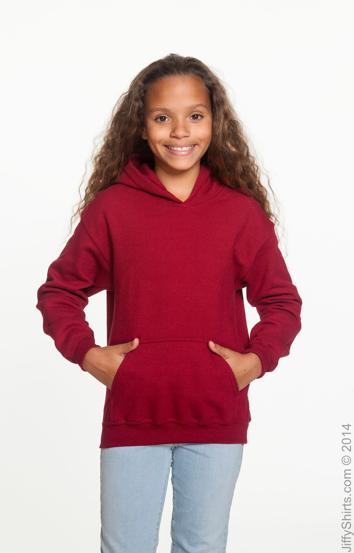 Youth Heavy Blend™ 50/50 Hoodie - Garnet